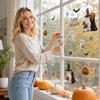Static Cling Halloween Window Decals Scary Wall Stickers for Home Decor