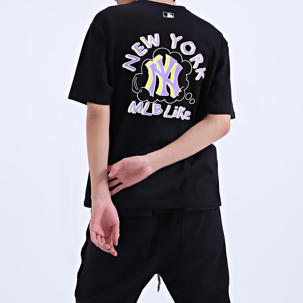 New MLB New York Yankees T Shirt Unisex Black 31TSP1131-50L