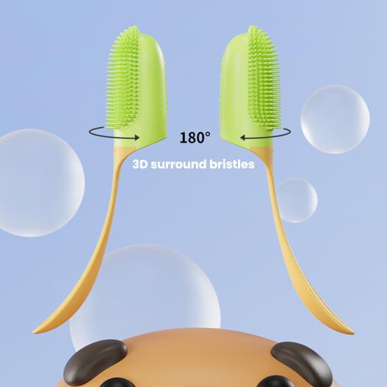 Finger Dog Toothbrush Gum-friendly Soft Pet Toothbrush Gentle Teeth Cleaning Brush for Dogs Teeth Care Dental Health