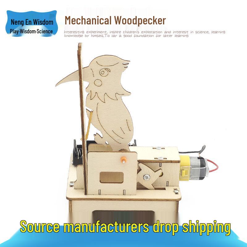 DIY Mechanical Woodpecker Puzzle Kit for Primary & Secondary Students - Educational STEM Project