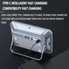 Ny Flomlys Arbeidslampe Innebygd 18650 Batteri Type-C Lampe Powerbank Lommelykt med Magnet Utendørs Bærbar Campinglanterne