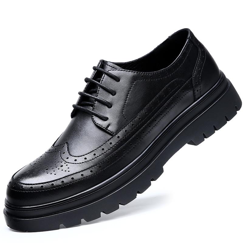 

Брендовая деловая обувь для мужчин, формальные мокасины, оксфорды, мужская свадебная обувь, модная кожаная обувь, элегантная мужская итальянская роскошь 44 чёрный