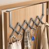 Door Hook Durable Construction Strong Load-bearing Retractable Design Simple Installation Towel