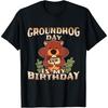 Groundhog Day Is My Birthday T Shirt Born On Groundhog Day Cotton Men T Shirt