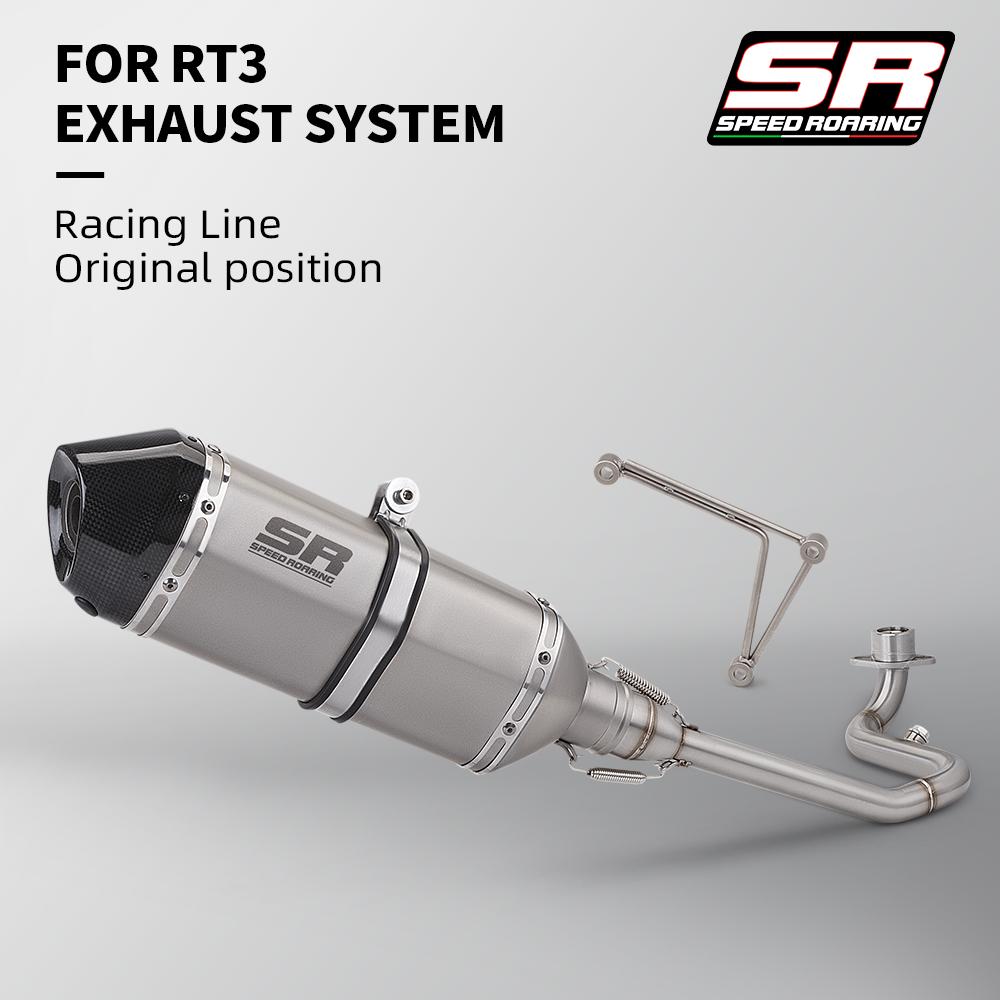 FOR Cyclone RT3 250 Cyclone 300 51mm Slip-On Exhaust Front Manifold Connection Pipe