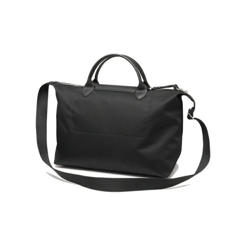 

Longchamp Le Pliage Energy 40 Foldable Nylon And Canvas Dumpling Bag Crossbody Shoulder Tote Bag Large Women bags Black 1630HSR001 Black