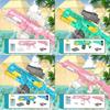 Large Capacity M416 Space Electric Water Gun With Self-absorbing Feature In Sky Blue