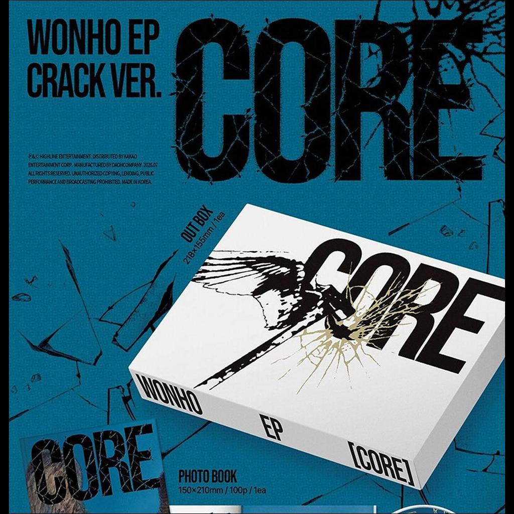 WONHO [CORE] Crack ver. EP Album + Free Gift