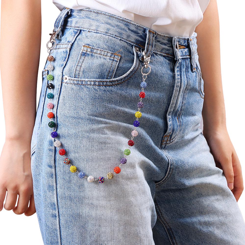 Catena da Pantalone Versatile Fatta a Mano Colorata con Mix & Match e Design Stellato Dolce & Piccante
