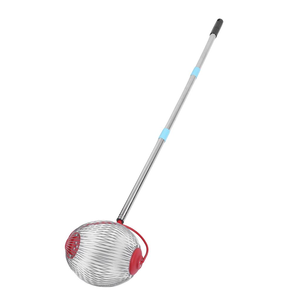 Rolling Nut Gatherer Stainless Steel 44.7 Inch 3 Section Multifunctional Acorn Picker Upper Roller for Pecans Walnuts Outdoor