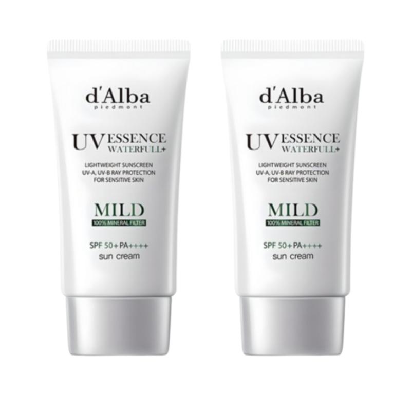 d'Alba Waterfull Mild Sun Cream SPF50+ PA++++ 50ml X2