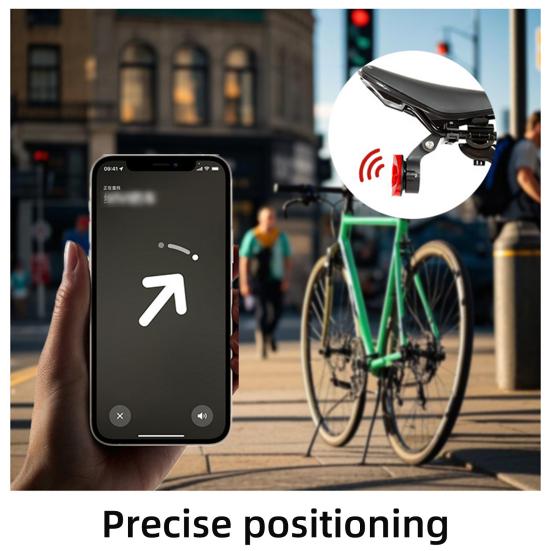 Bike Reflective Tail Light for AirTag Locator Mount Universal MTB Road Mountain Bicycle Saddle Reflector Rear Lamp Holder Bike Accessories