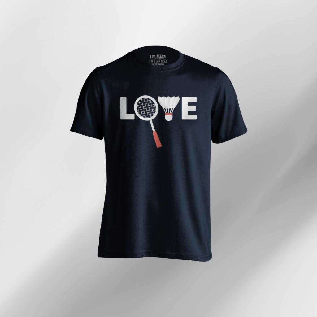 Bad Love Badminton - Drifit T-Shirt Activewear for Sports Shuttle Racket Pickleball Tennis Eco-Dry