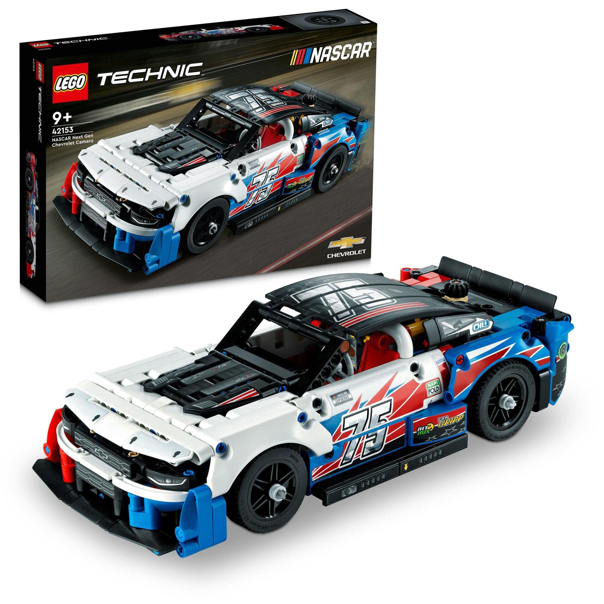 LEGO Technic NASCAR® Chevrolet Camaro ZL1 42153 Игрушка, Строительные блоки, Подарок, Гоночный автомобиль, Транспортное средство, для мальчиков от 9 лет