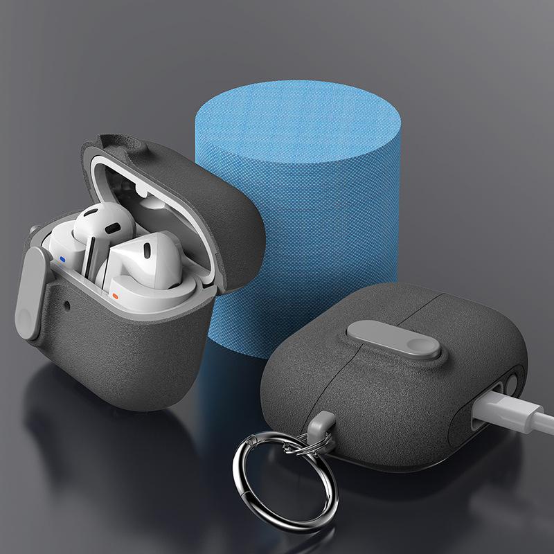 Protective Case For Samsung Galaxy Buds 3 Pro Luxury Earphones Cover For Galaxy Buds 3 Security Lock Shockproof Sleve With Hook