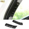 For Hyundai Santa Fe -22 2pcs Carbon Fiber Upper Air Outlet Vent Cover Trim