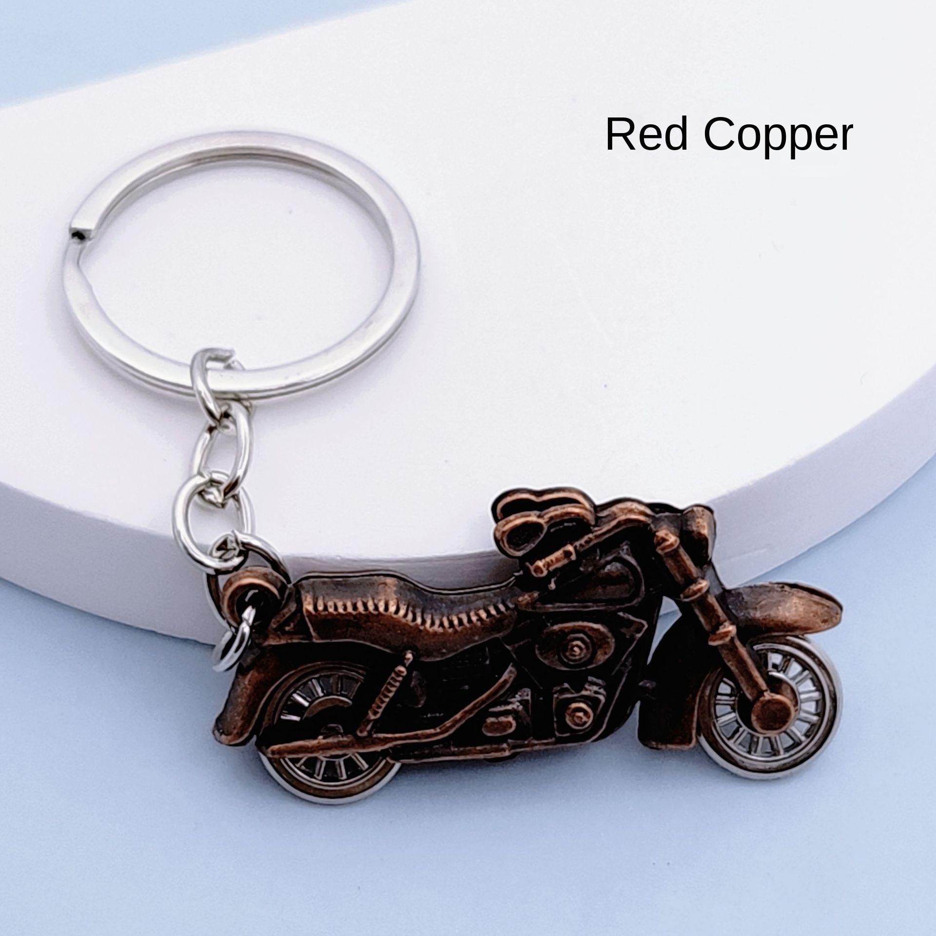 

Модный тренд ретро мотоцикл брелок подвесной элемент подвеска имитация мотоциклетных колес движущийся изысканный кулон