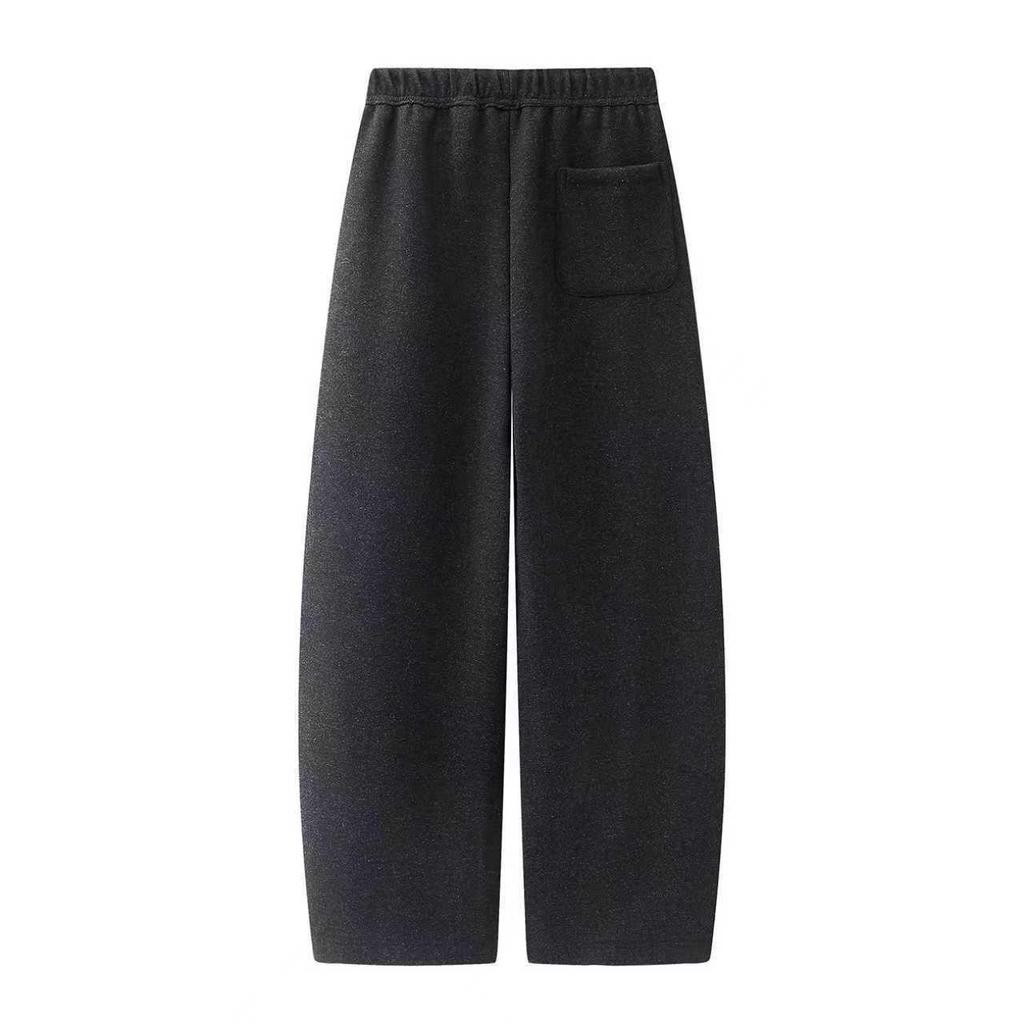 Spring 2026 Women's Elastic Waist Drawstring Straight Casual Pants, Style from the Mall (Model: 4GB254331)