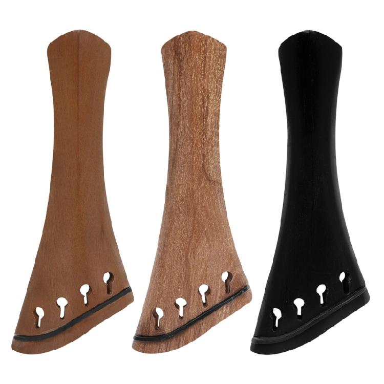 4 String Violin Tailpiece Replacement String Adjuster Professional String Holder Standard Wood 4/4 Violin Tailpiece