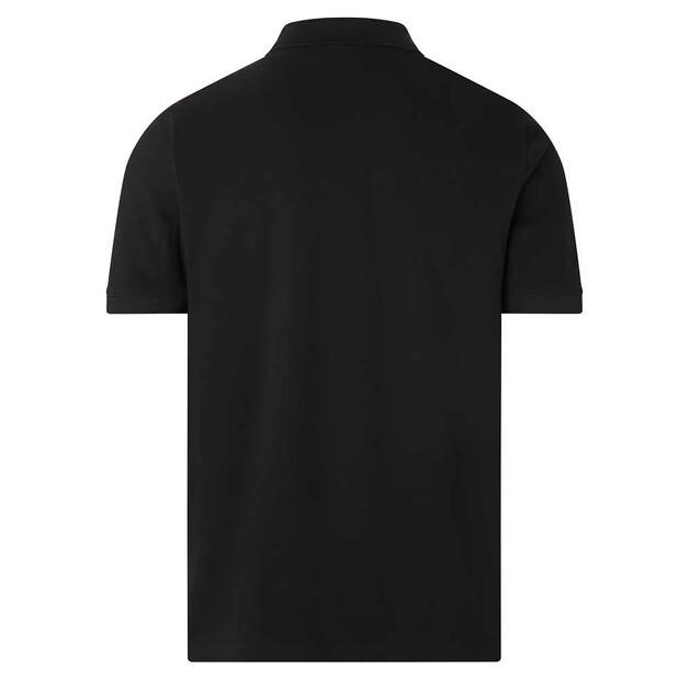 Calvin Klein Stretch Pique Slim Button Short Sleeve Polo