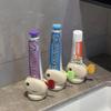 Whale Bathroom Toothpaste Dispenser: Punch-Free Wall Suction Cup for Efficient Toothpaste Storage & Waste Prevention