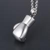 Stainless Steel Boxing Gloves Men's Pendant Personality Domineering Fist Pendant Necklace