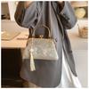 Fashion Vintage Fringe Bag Small Shell Bags Chain Women Shoulder Crossbody Bag Crane Flying Women's Handbags Purses Embroidery