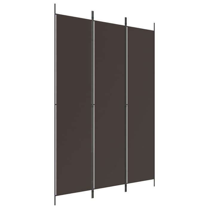 VidaXL Cloison de Séparation 3 Panneaux Séparateur de Pièce Pliable Diviseur Écran d'Intimité Paravent Décoration Salon 350195