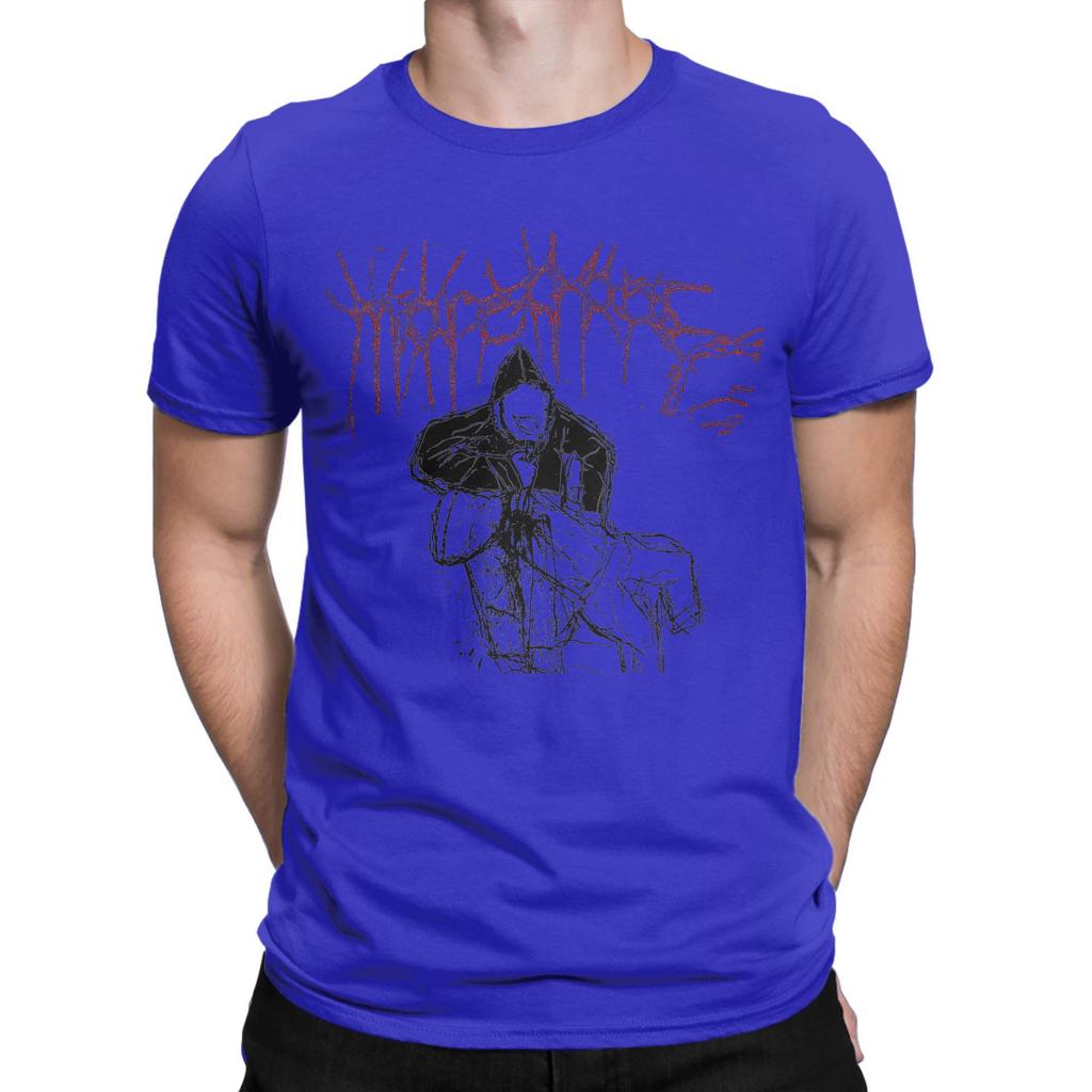 Ken Carson More Chaos Album Men T Shirts  Vintage Tee Shirt Short Sleeve Round Collar TShirt Pure Cotton Graphic Printed Tops