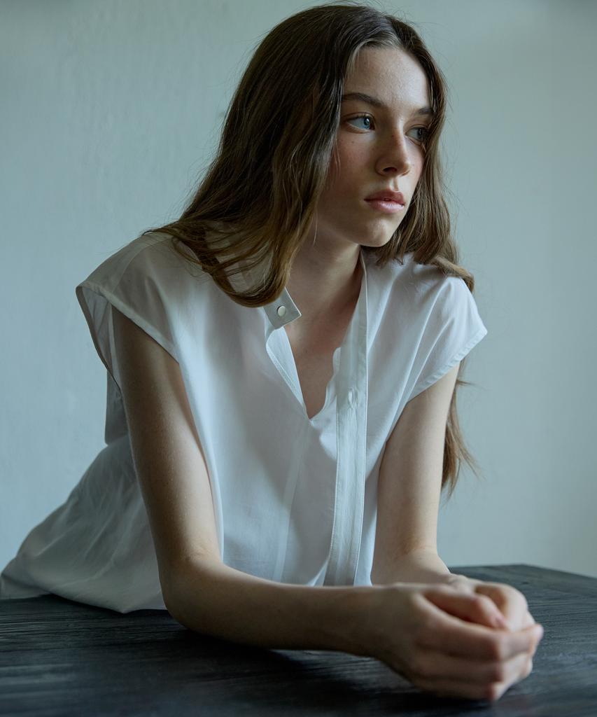 Opeundoeoseutyudio Nameless Tie Blouse Ivory