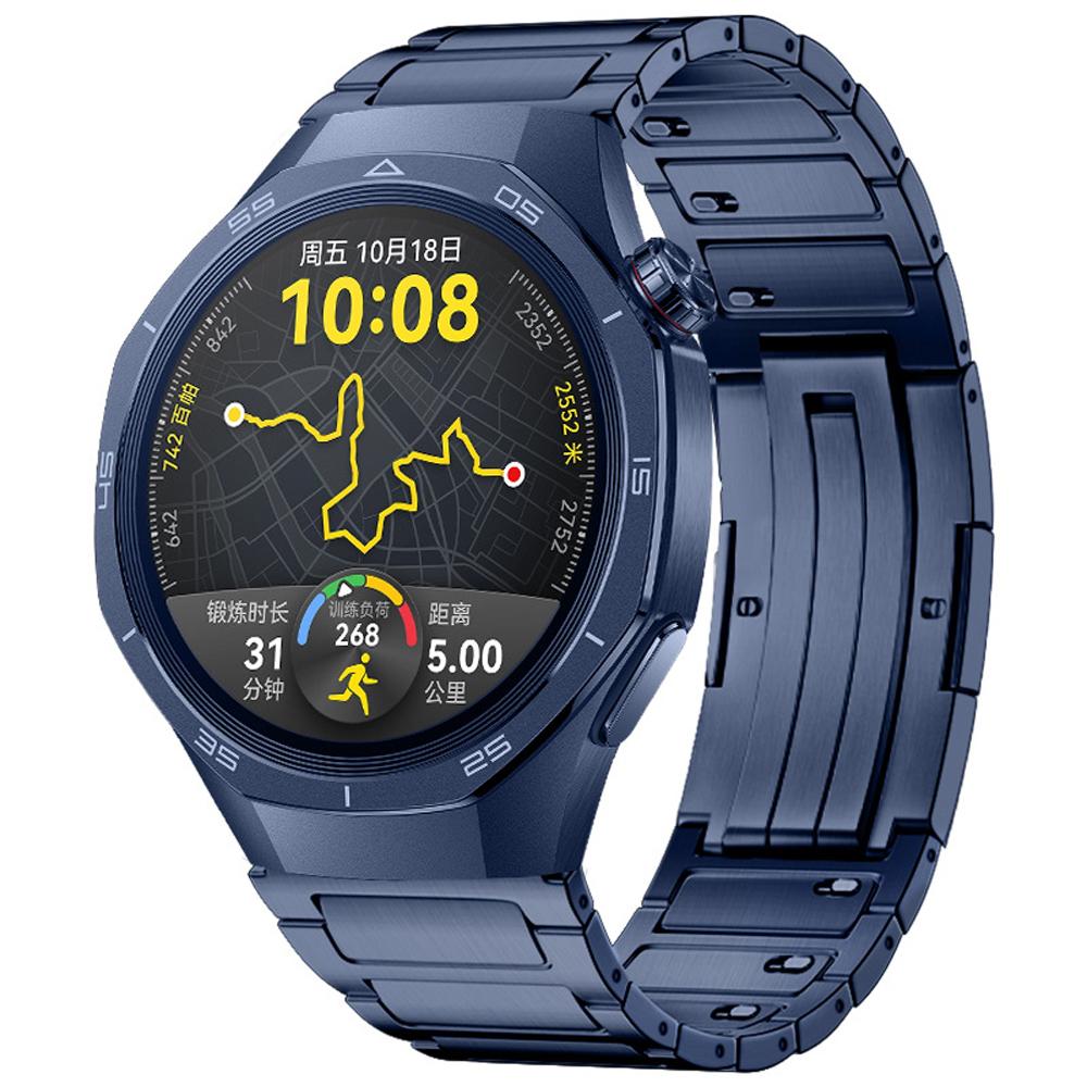 22mm Luxury Titanium Watchband for Huawei Watch GT5 Pro GT4/5 46mm Watch 4 Pro 3 Pro Strap Business Bracelet for Amazfit Balance