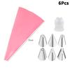 Stainless Steel Piping Nozzle Set,Cake Decorating Tools, Cream Glue Piping Nozzles,Thickened EVA Piping Bags