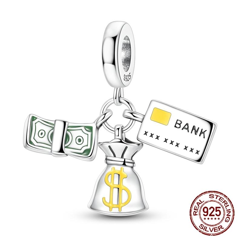 

Fortune Charms Copper Wealth Three In One Dangle Pendant Fit Bangle Bracelet Necklace Diy Jewelry