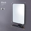BMEIHOUS Minimalist Wall-Mounted Bathroom Mirror with Tray