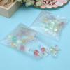 100Pcs Gift Packing Bag Plastic Biscuits Packaging Bread Baking Supplies White Dot candy Cookies Package Party wedding decor