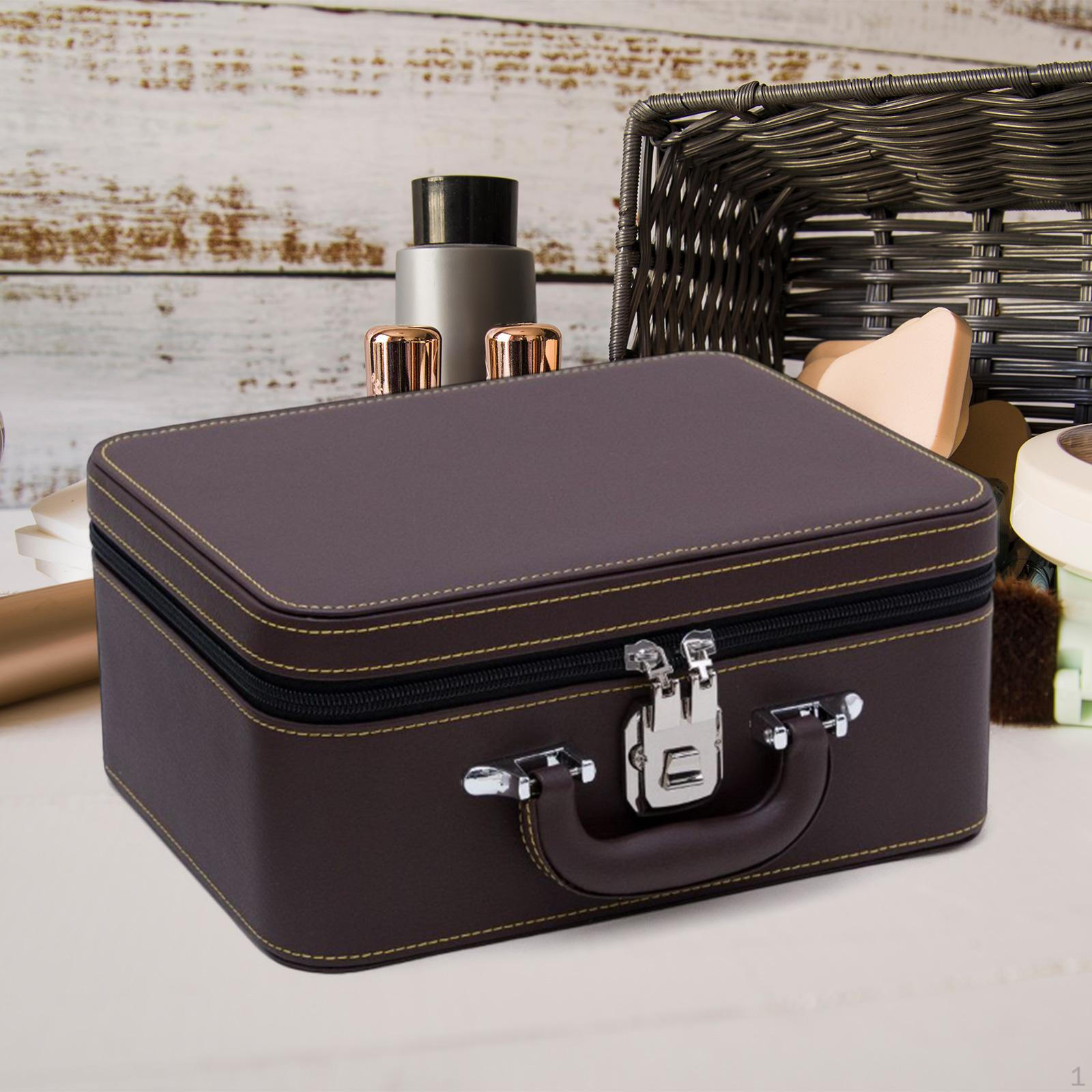 

Elegant Jewelry Holder Box for Accessories кавовий