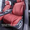 Autositzkissen für alle Jahreszeiten für Porsche Macan Cayenne Taycan Panamera alle Baureihen, leicht, atmungsaktiv, Sitzbezüge, Schutz