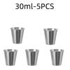 Stainless Steel Metal Cup Beer Cups White Wine Glass Coffee Tumbler Travel Camping Mugs Drinking  Tea Mug Set Outdoor