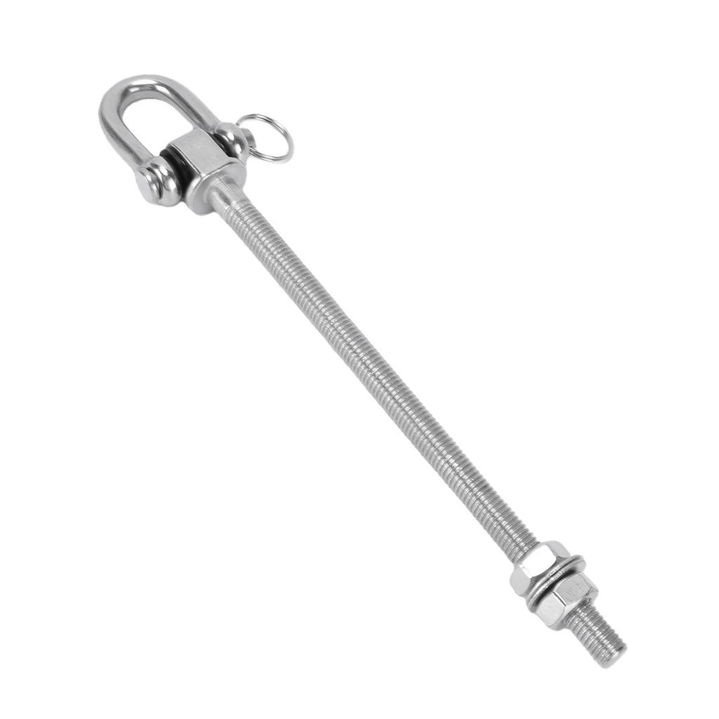 2 Pcs Heavy Duty Bearing Swing Hangers 304 Stainless Steel Swing Hooks 1800mm D Type for Yoga Hammock Chair