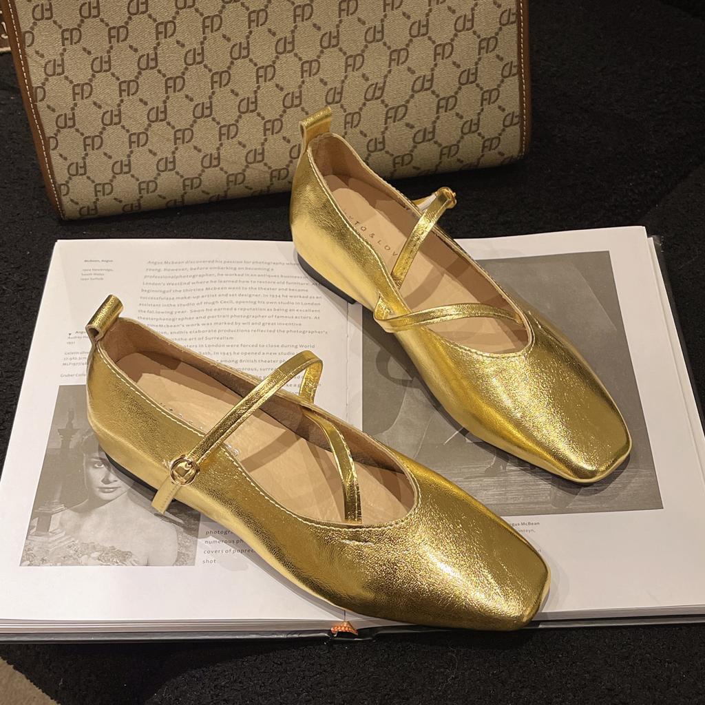 Spring/Summer Elegant Retro Mary Jane Casual Flat Shoes New Soft Comfortable Ballet Shoes Women Chaussure Femme