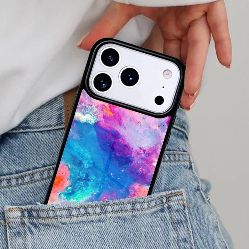 Paint Watercolour Art Phone Case for iPhone 17ProMax 12 13 14 15 16e 17 Pro Max Plus Air Cover