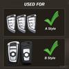 Alloy Car Key Case Rings Cover Holder for BMW 1 3 5 7 Series 530 F48 X1 X2 X3 X4 X5 X6 Classic Engine Head Concept (A Style Glod)