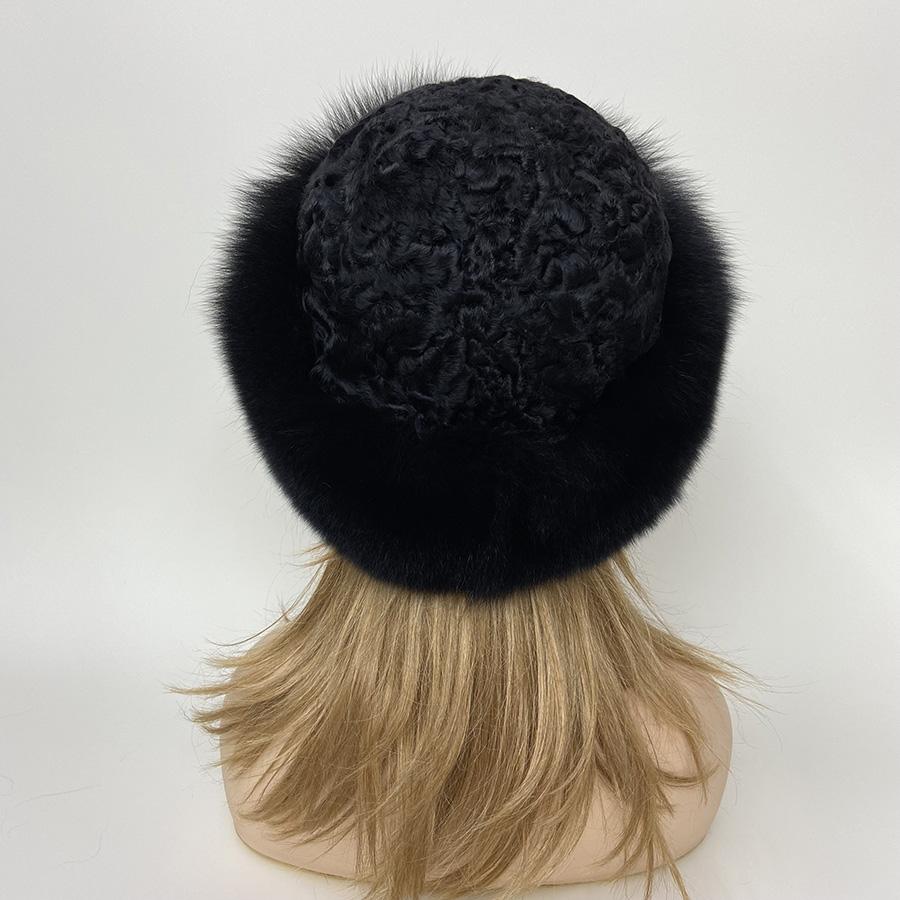 Fluffy Winter Fur Hats Women Warm Furry Outdoor Real Fur Fedora Caps Thick Bucket Snow Dome Hat