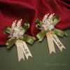 Elegant Wedding Boutonniere & Corsage Set for Bridal Party and Parents