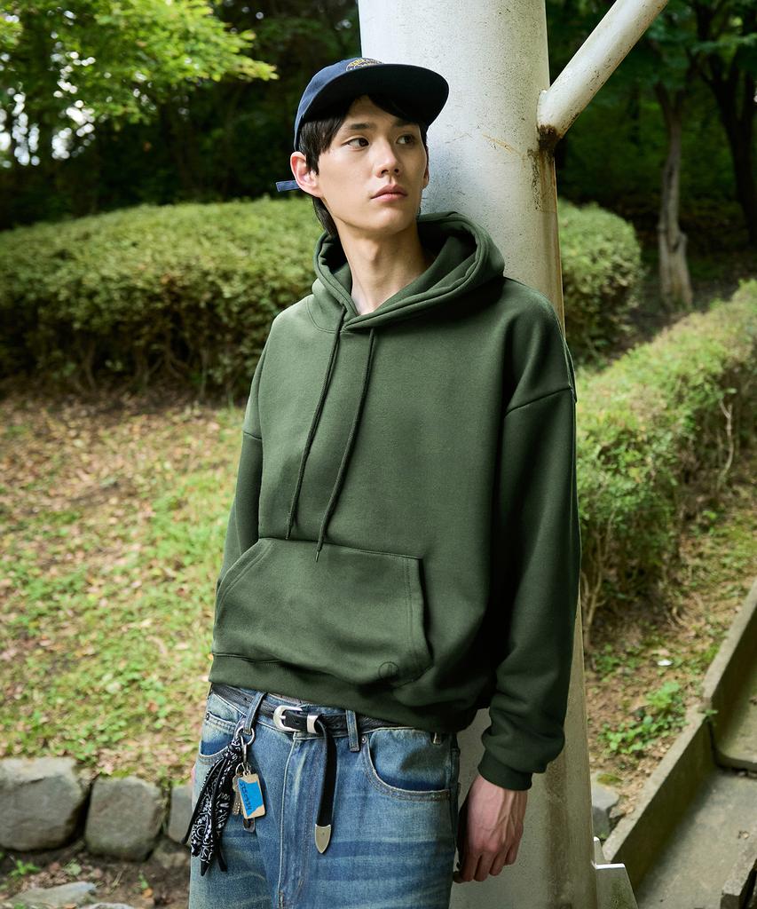 Refined Crop Hoodie T-Shirt Mht300C-Z [Brown]