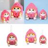 New Cute Cat Plush Toy Strawberry Cosplay Stuffed Animal Doll Bag Pendant Gift For Girls