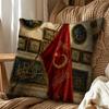 Ottoman flag Square Pillow Case Multi Sizes For Car Home Bedroom Decor Custom Valentine Gifts