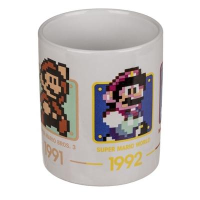 Video Game Mug Super Mario 1987 To 2006 Original Geek Mug