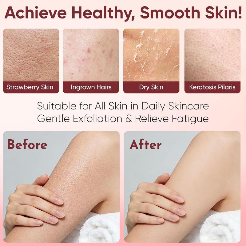 Bikakssvamp för Exfoliering av Ansikte och Kropp Djuprengöring Snabbtorkande TPU Duschhandske Män Kvinnor Spa Badverktyg