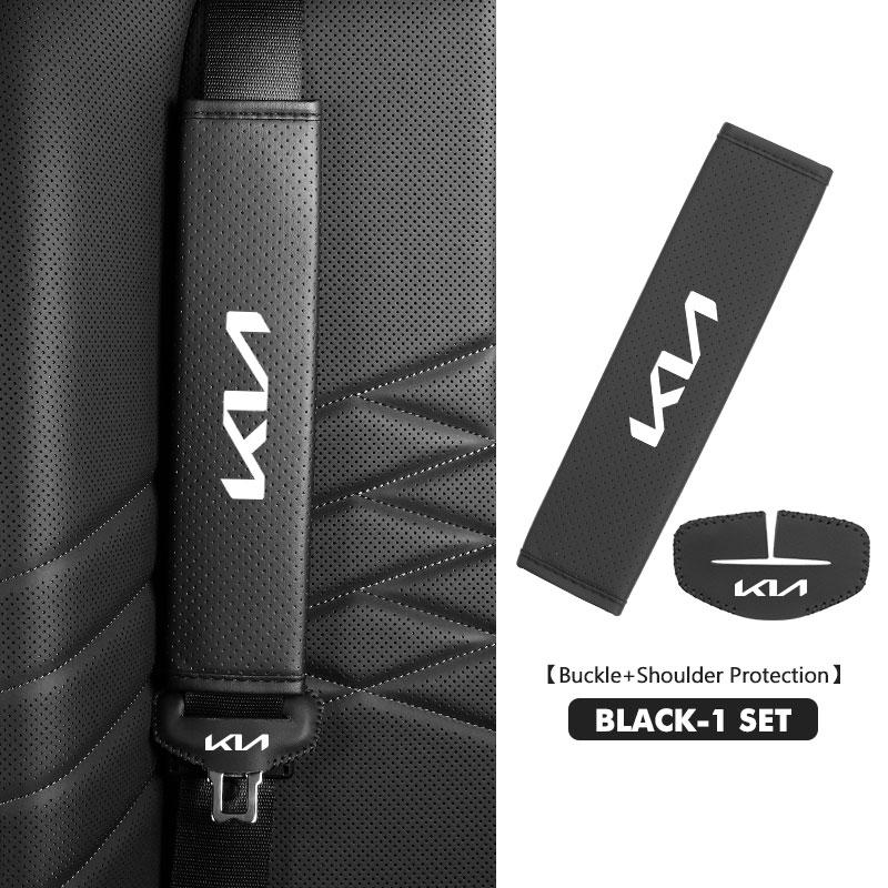 AXADSN1 Universal Car Seat Belt Shoulder Protection Pad Accessories For KIA Rio K5 K2 Sportage Ceed Sorento Picanto Stinger Soul